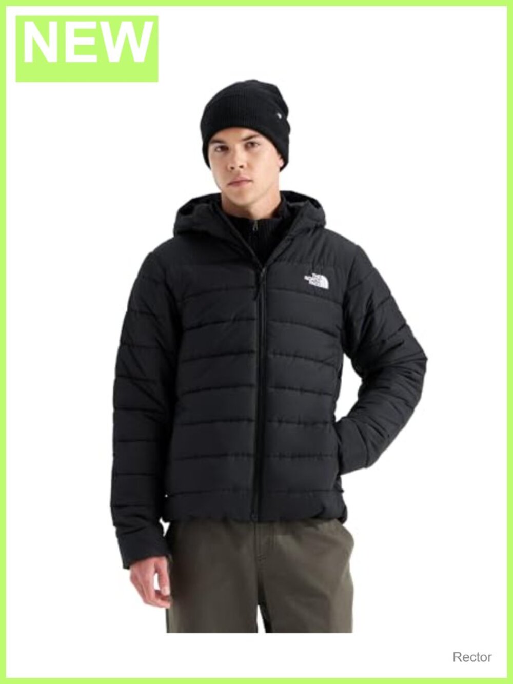 Recycled Polyester Insulated Hooded Ski Jacket Windproof DWR